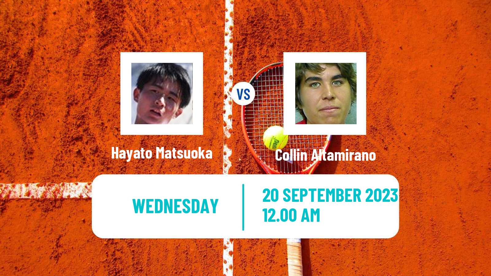 Tennis ITF M25 Takasaki Men Hayato Matsuoka - Collin Altamirano