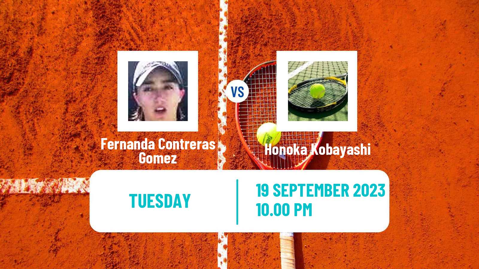 Tennis ITF W25 Kyoto Women Fernanda Contreras Gomez - Honoka Kobayashi