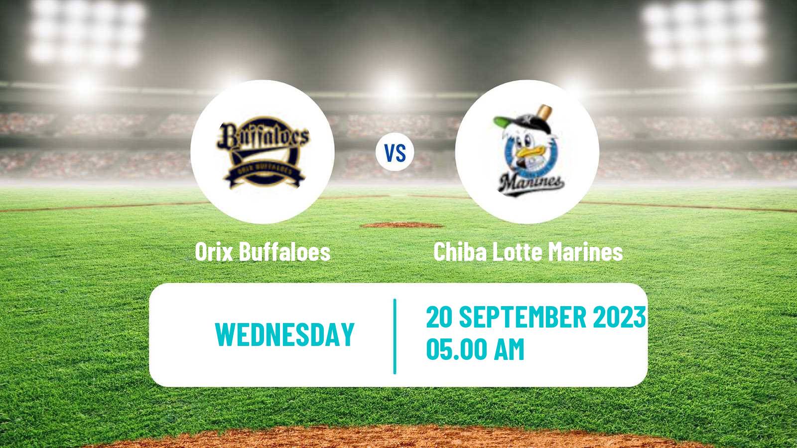 Orix Buffaloes Chiba Lotte Marines predictions, where to watch, live