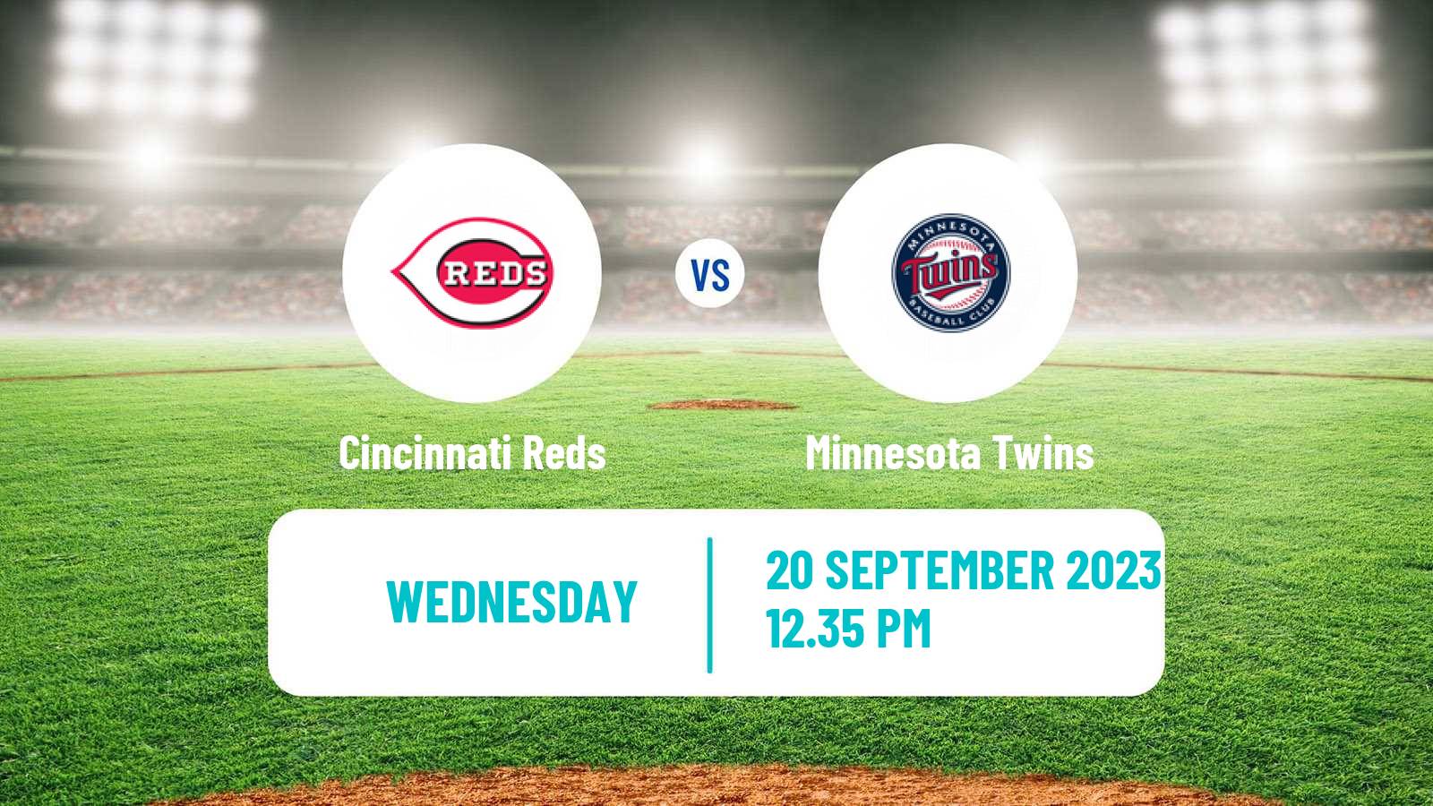 Baseball MLB Cincinnati Reds - Minnesota Twins