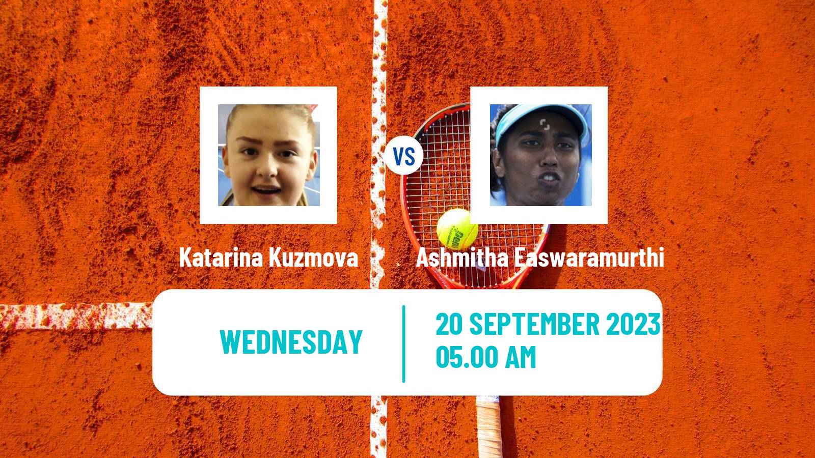 Tennis ITF W15 Sharm Elsheikh 11 Women Katarina Kuzmova - Ashmitha Easwaramurthi