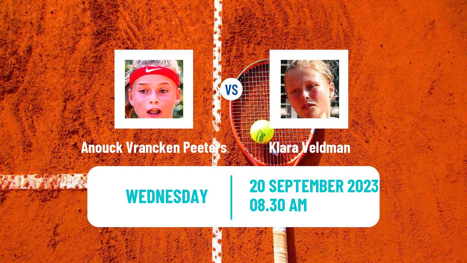 Tennis ITF W15 Sharm Elsheikh 11 Women Anouck Vrancken Peeters - Klara Veldman