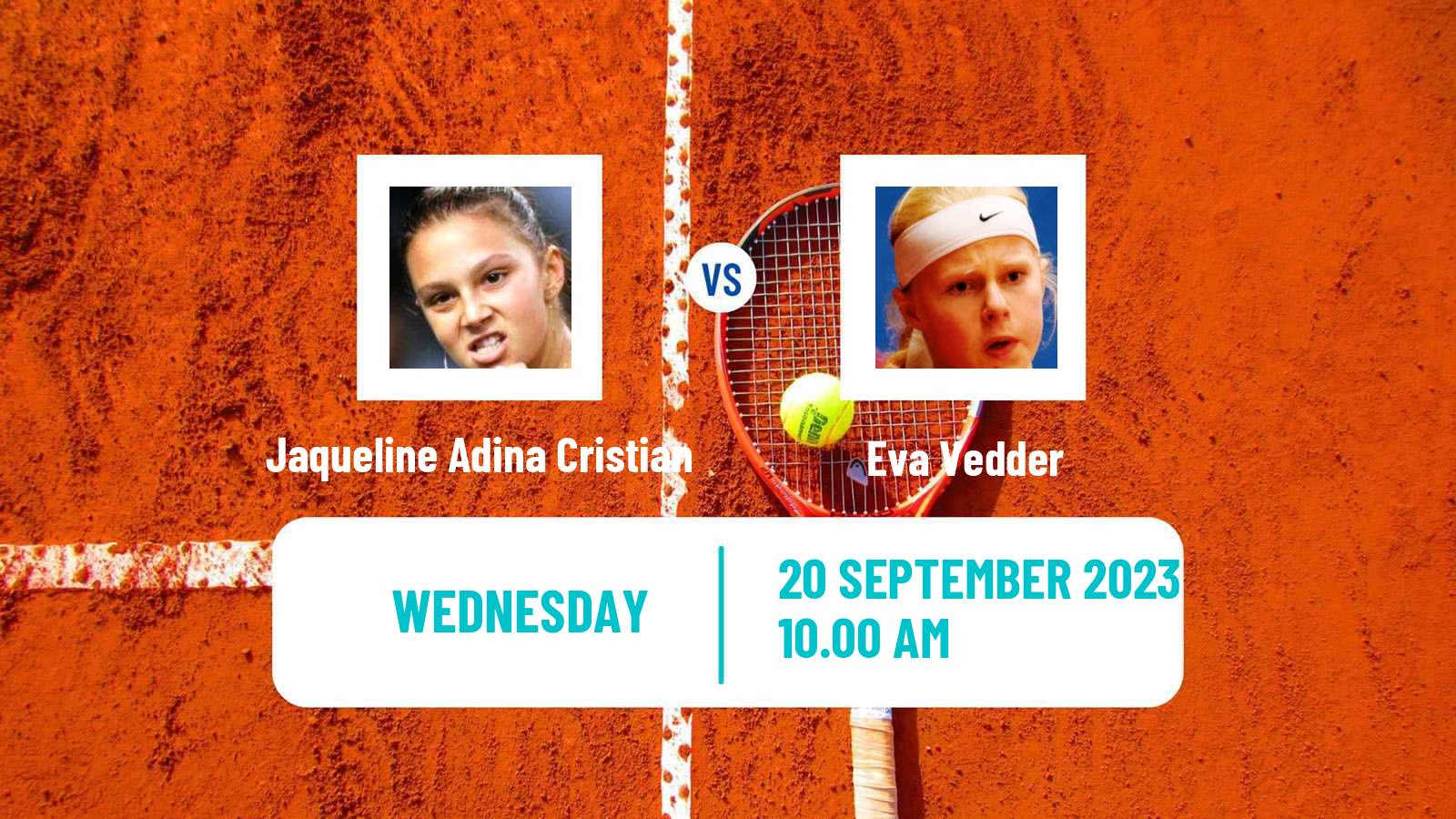 Tennis Parma Challenger Women Jaqueline Adina Cristian - Eva Vedder
