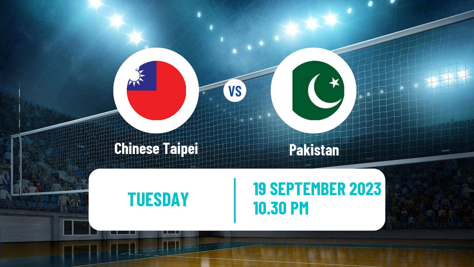 Volleyball Asian Games Volleyball Chinese Taipei - Pakistan