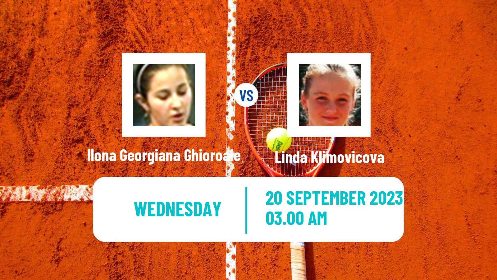Tennis ITF W25 Slobozia Women Ilona Georgiana Ghioroaie - Linda Klimovicova