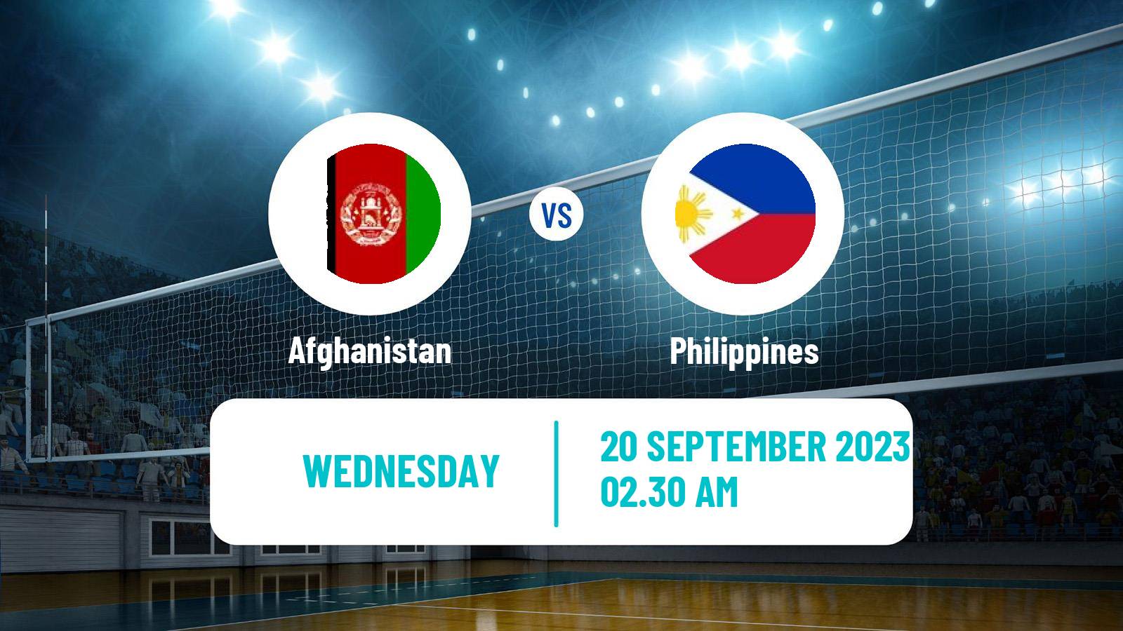 Volleyball Asian Games Volleyball Afghanistan - Philippines