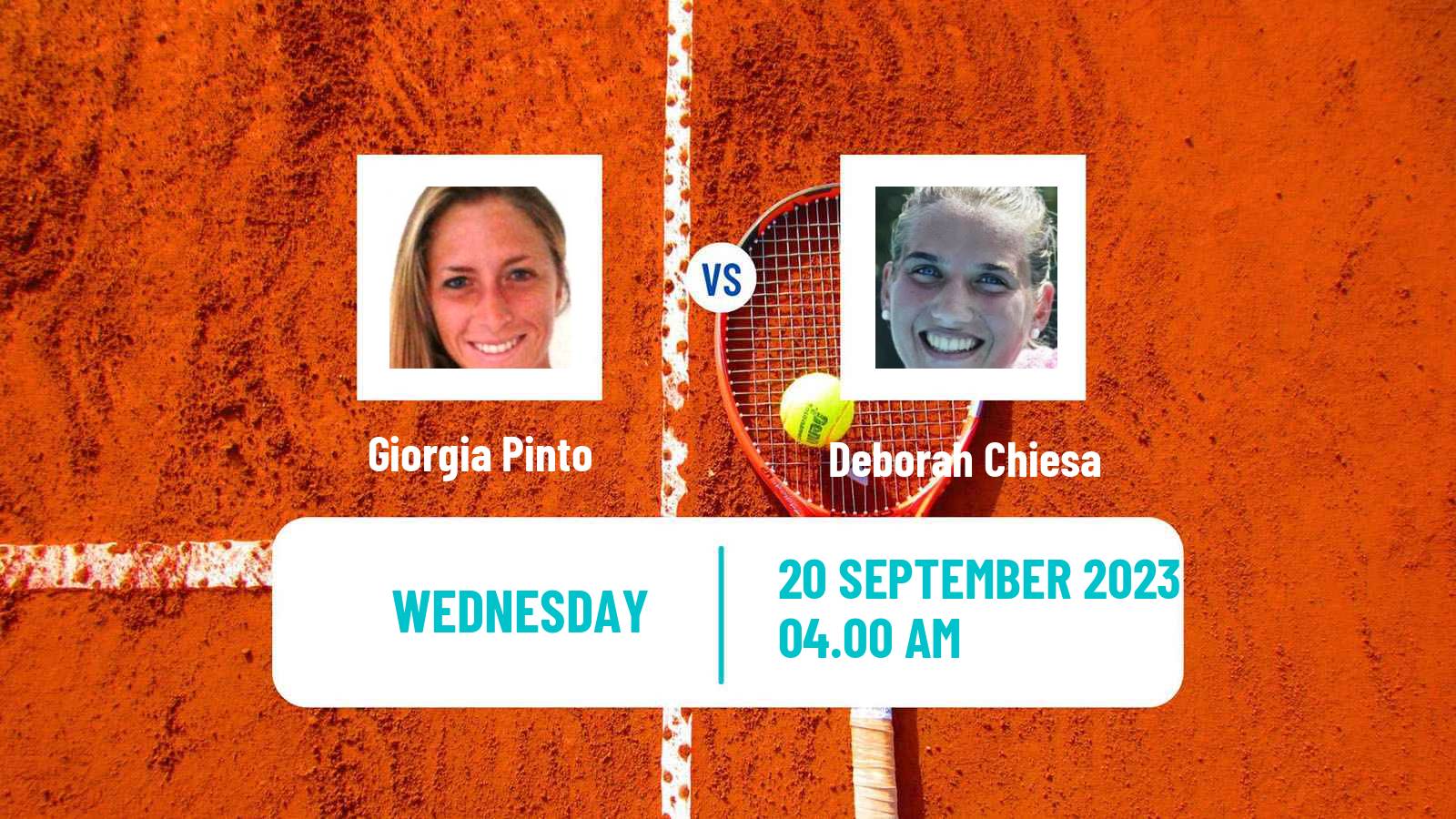 Tennis ITF W25 Santa Margherita Di Pula 6 Women Giorgia Pinto - Deborah Chiesa