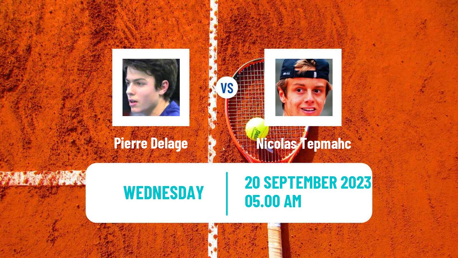 Tennis ITF M15 Monastir 38 Men Pierre Delage - Nicolas Tepmahc