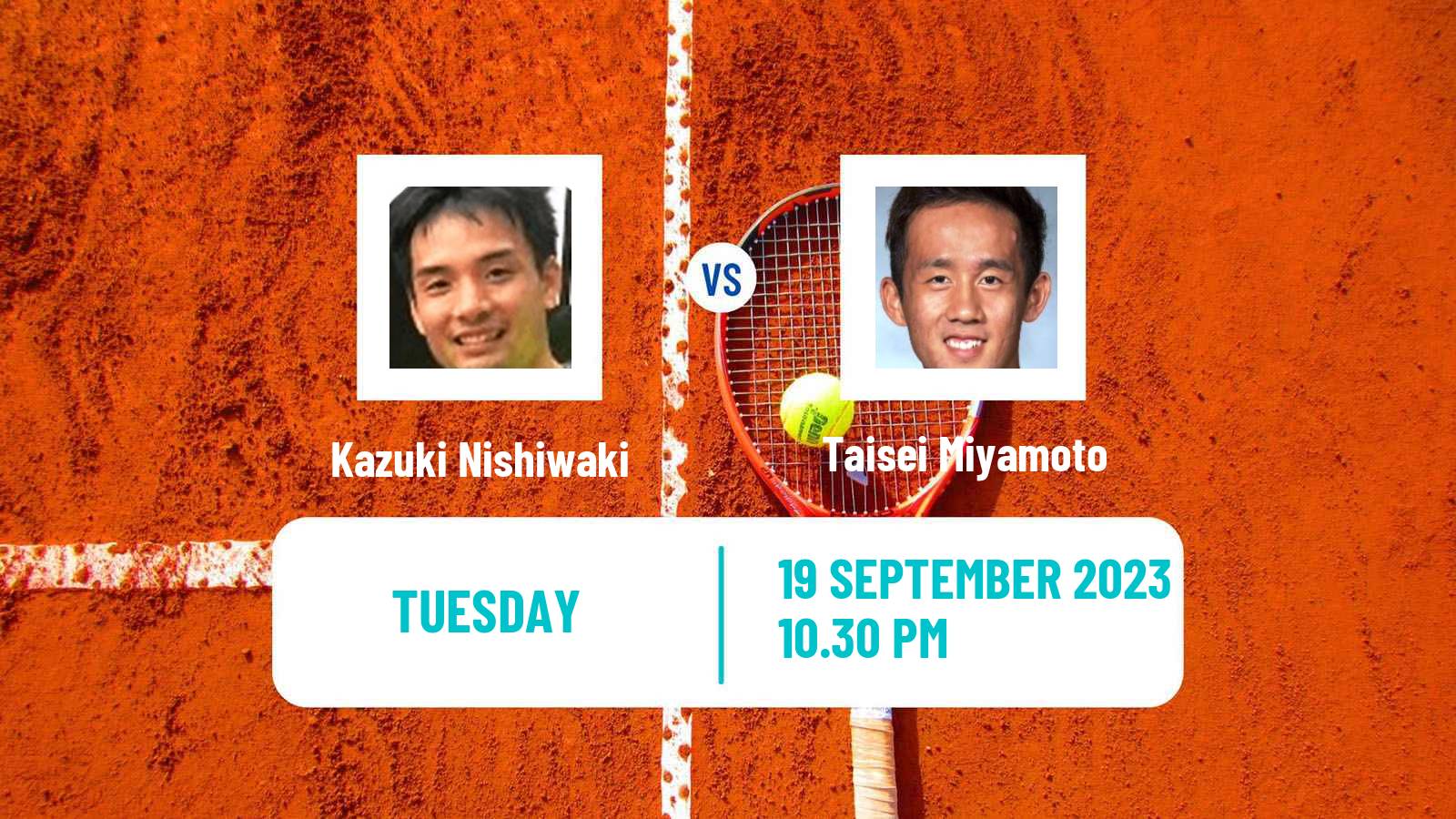 Tennis ITF M25 Takasaki Men Kazuki Nishiwaki - Taisei Miyamoto