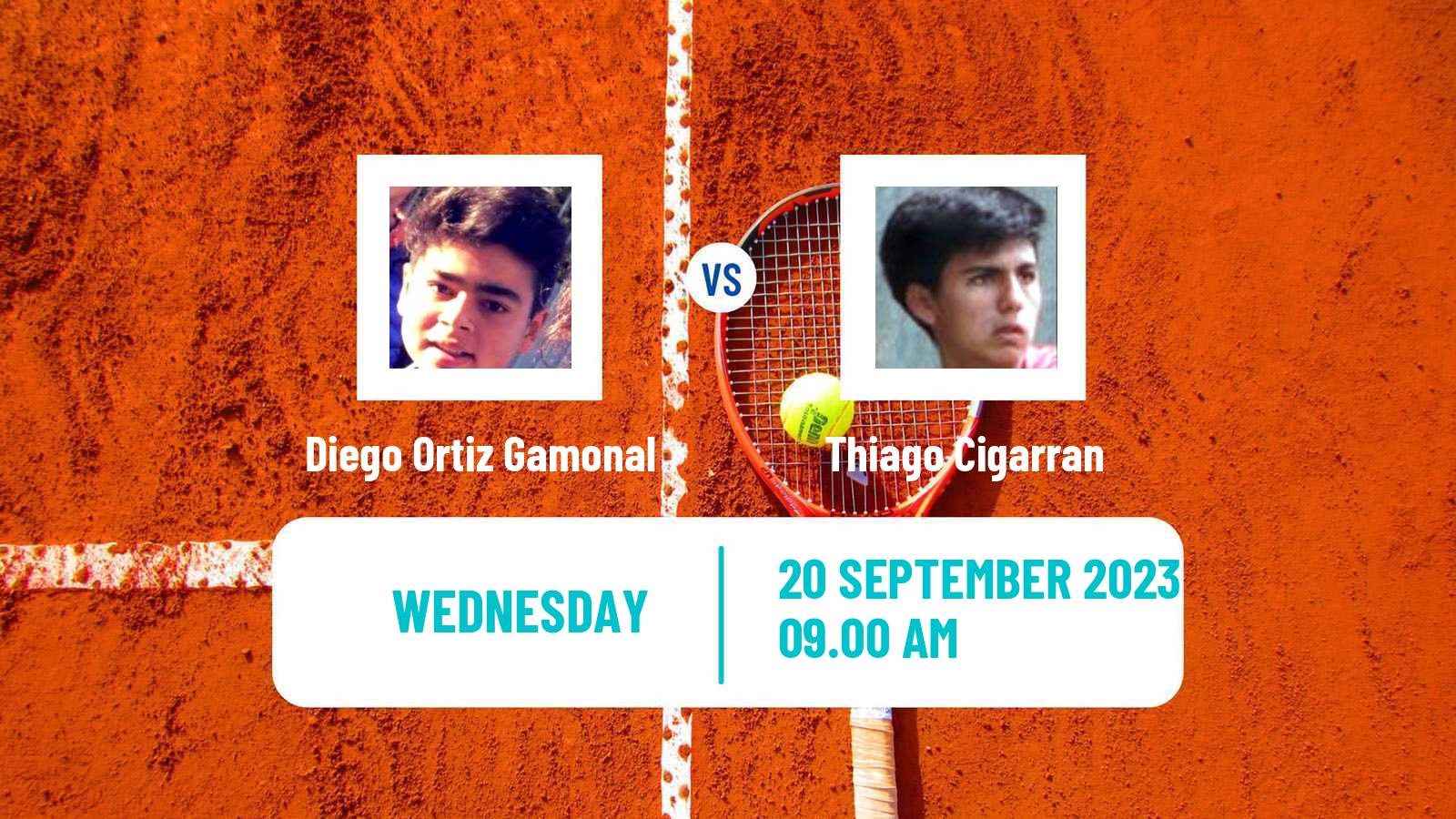 Tennis ITF M15 Punta Del Este Men Diego Ortiz Gamonal - Thiago Cigarran