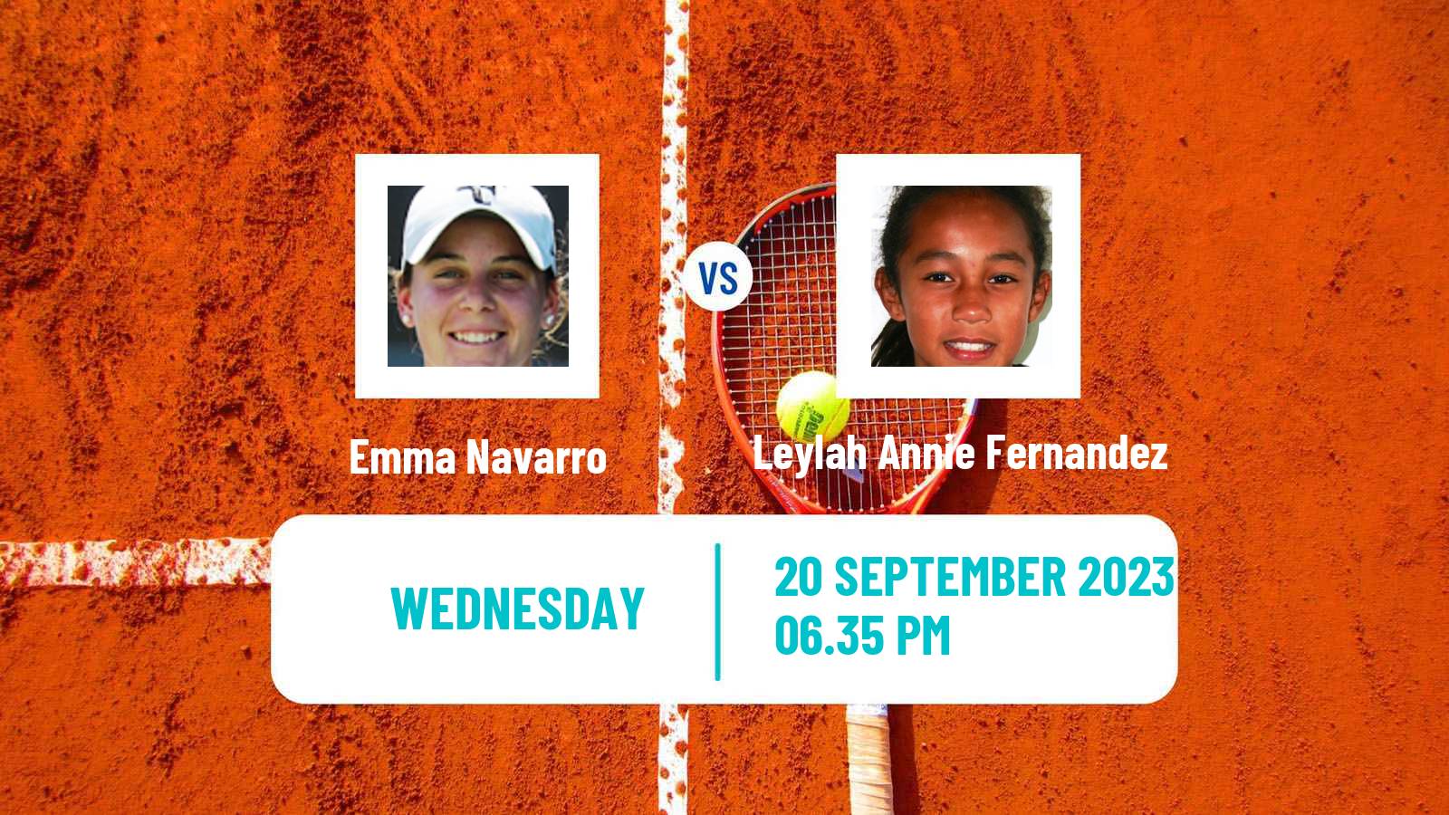 Tennis WTA Guadalajara Emma Navarro - Leylah Annie Fernandez