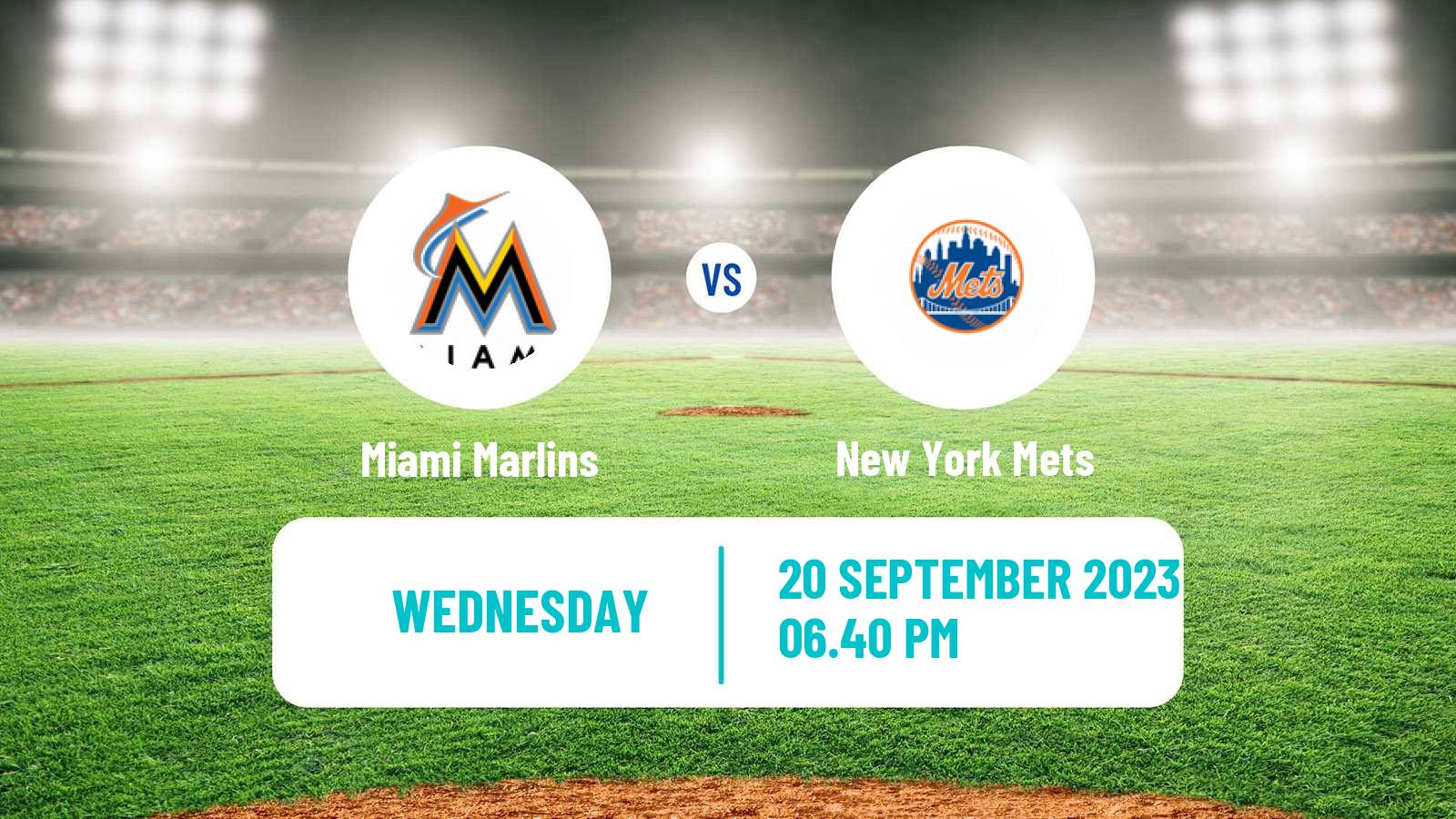 Baseball MLB Miami Marlins - New York Mets