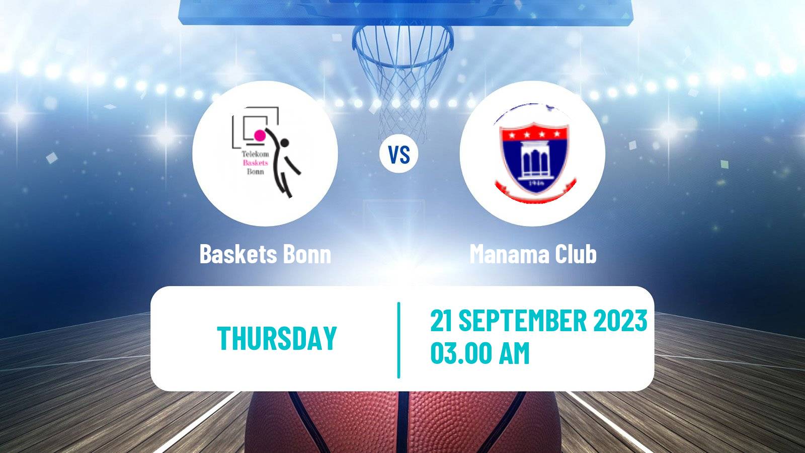 Basketball Basketball Intercontinental Cup Baskets Bonn - Manama Club