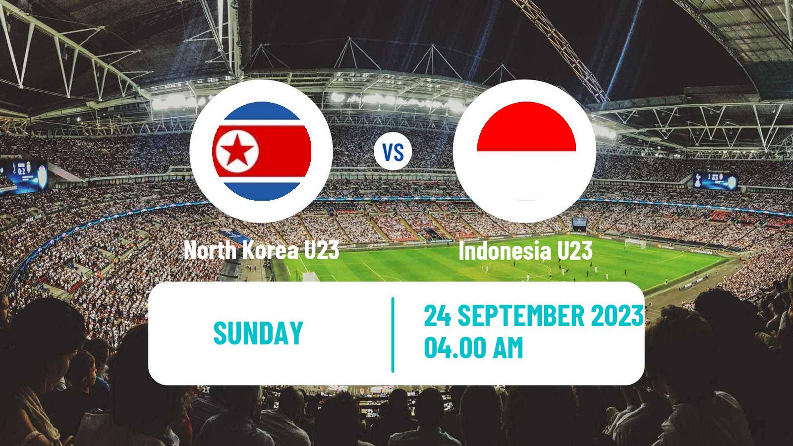 Soccer Asian Games Football North Korea U23 - Indonesia U23