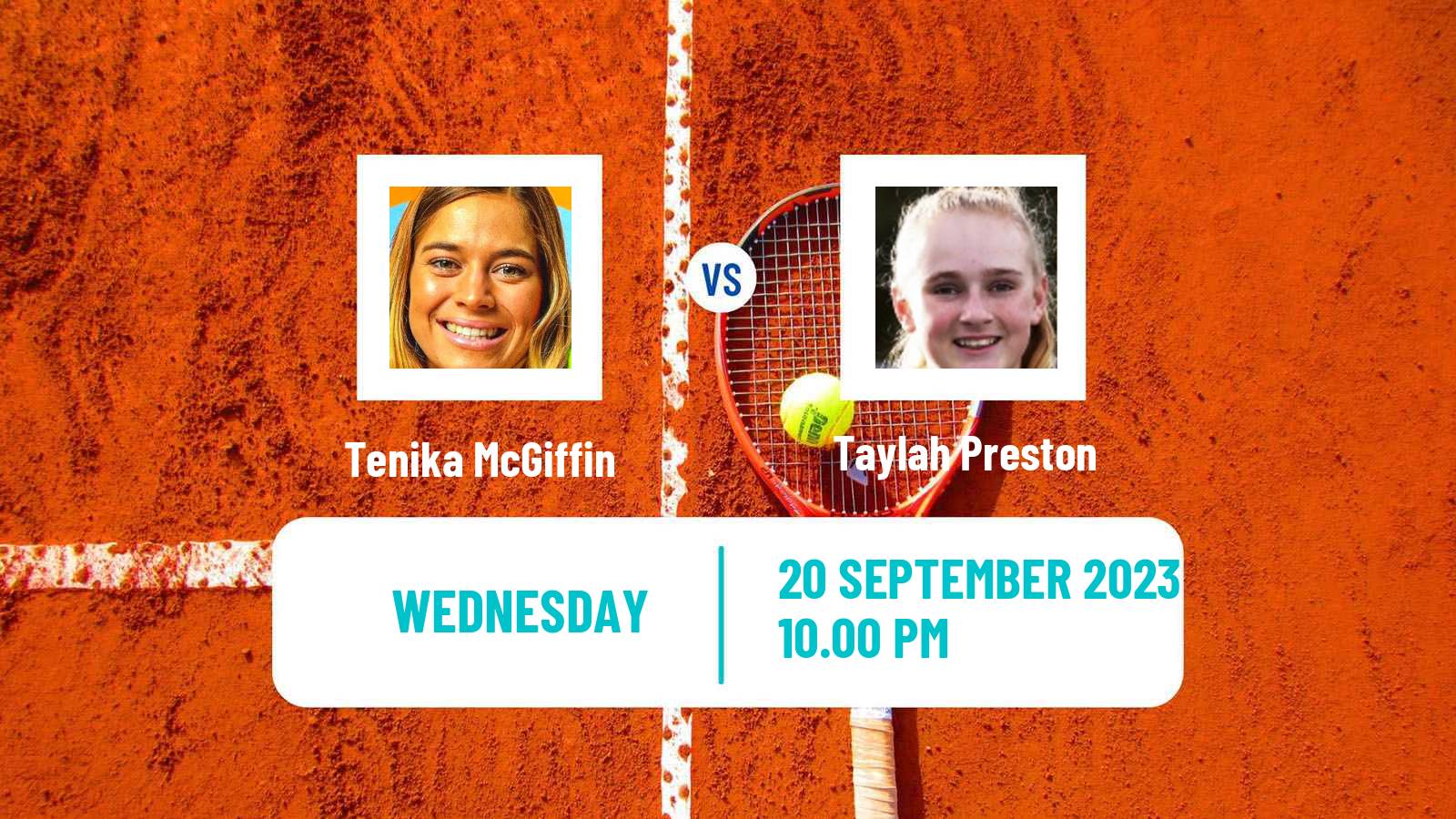 Tennis ITF W25 Perth 2 Women Tenika McGiffin - Taylah Preston