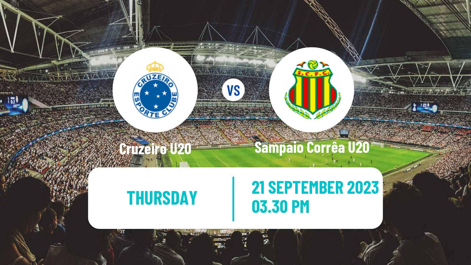 Soccer Copa do Brasil U20 Cruzeiro U20 - Sampaio Corrêa U20
