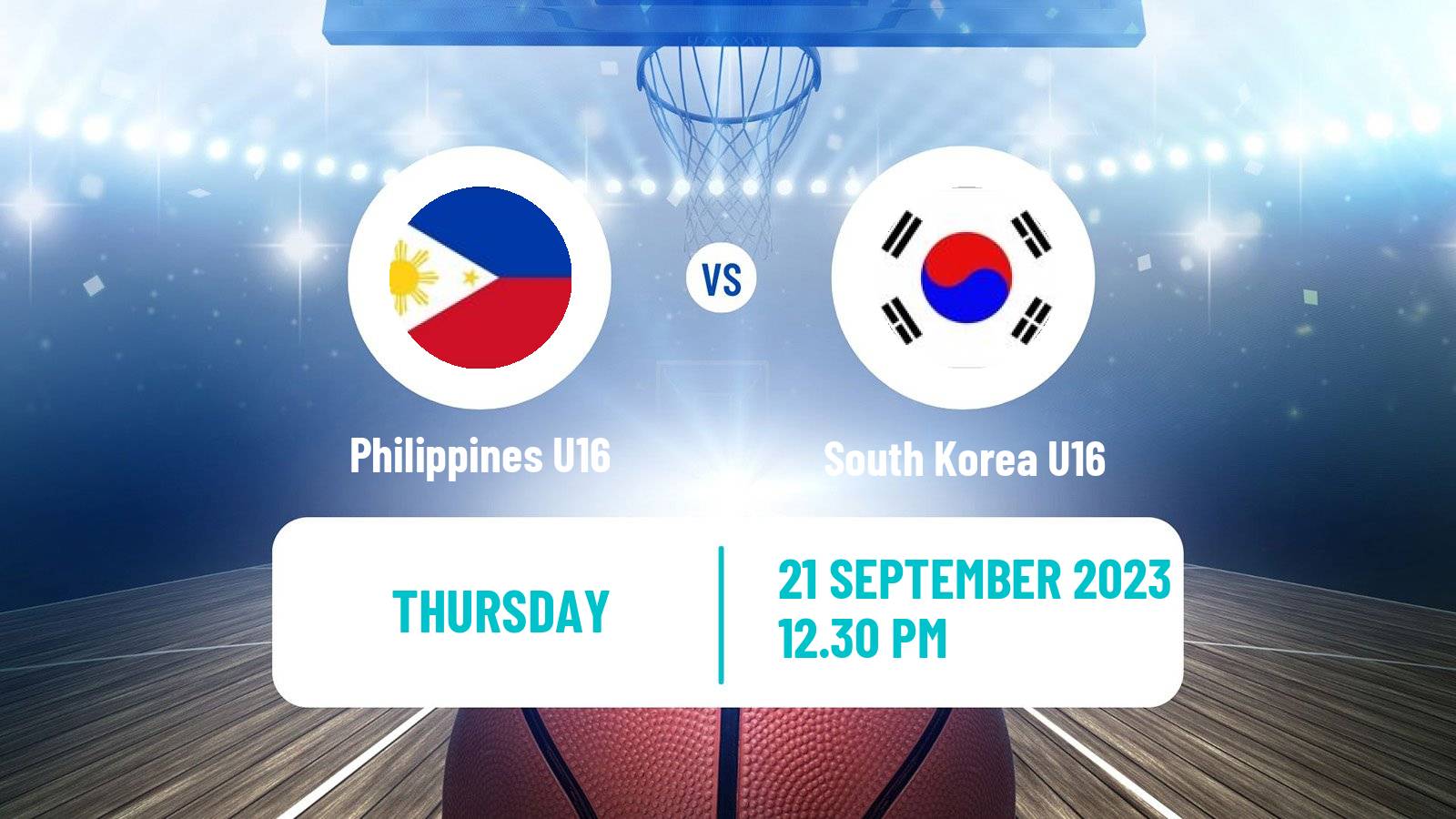 Basketball Asia Championship U16 Basketball Philippines U16 - South Korea U16