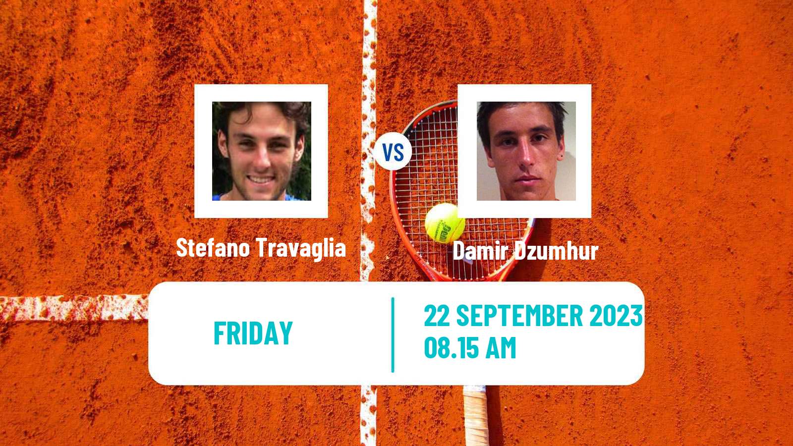 Tennis Sibiu Challenger Men Stefano Travaglia - Damir Dzumhur