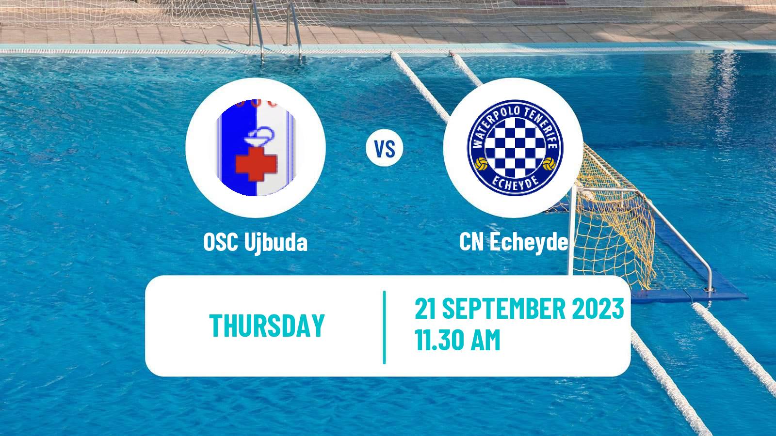 Water polo Euro Cup Water Polo OSC Ujbuda - Echeyde