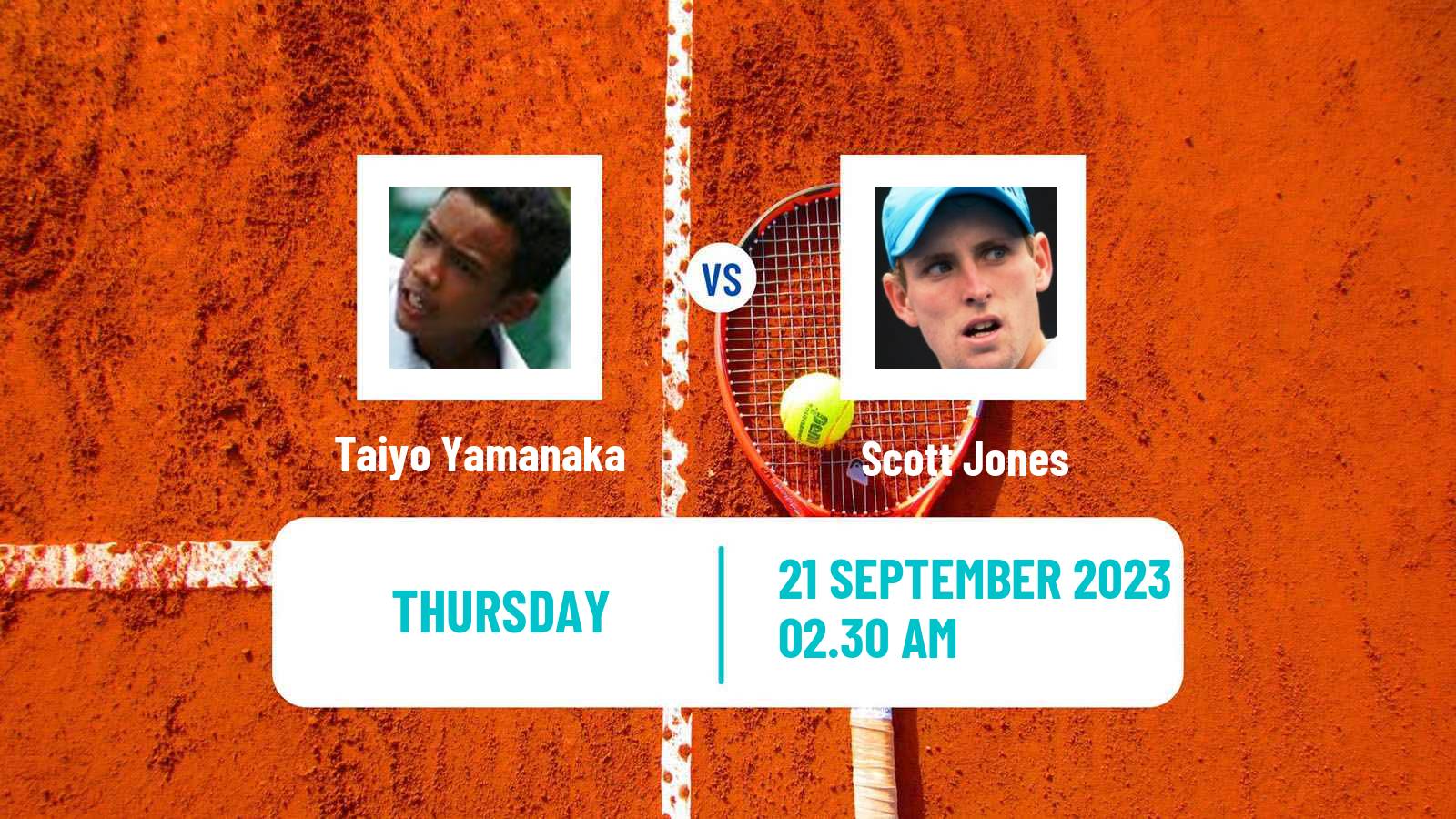 Tennis ITF M25 Darwin 2 Men Taiyo Yamanaka - Scott Jones