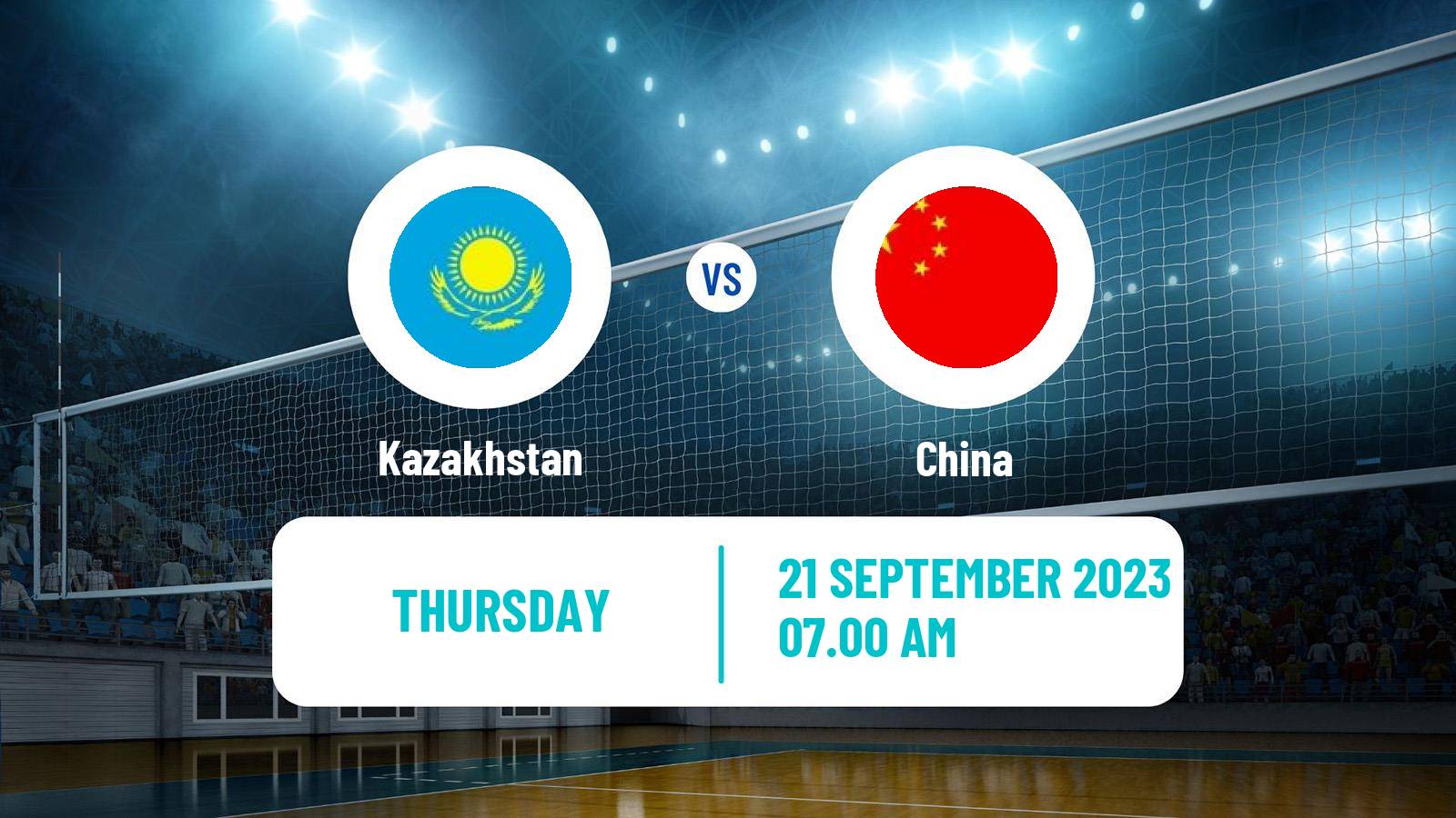 Volleyball Asian Games Volleyball Kazakhstan - China