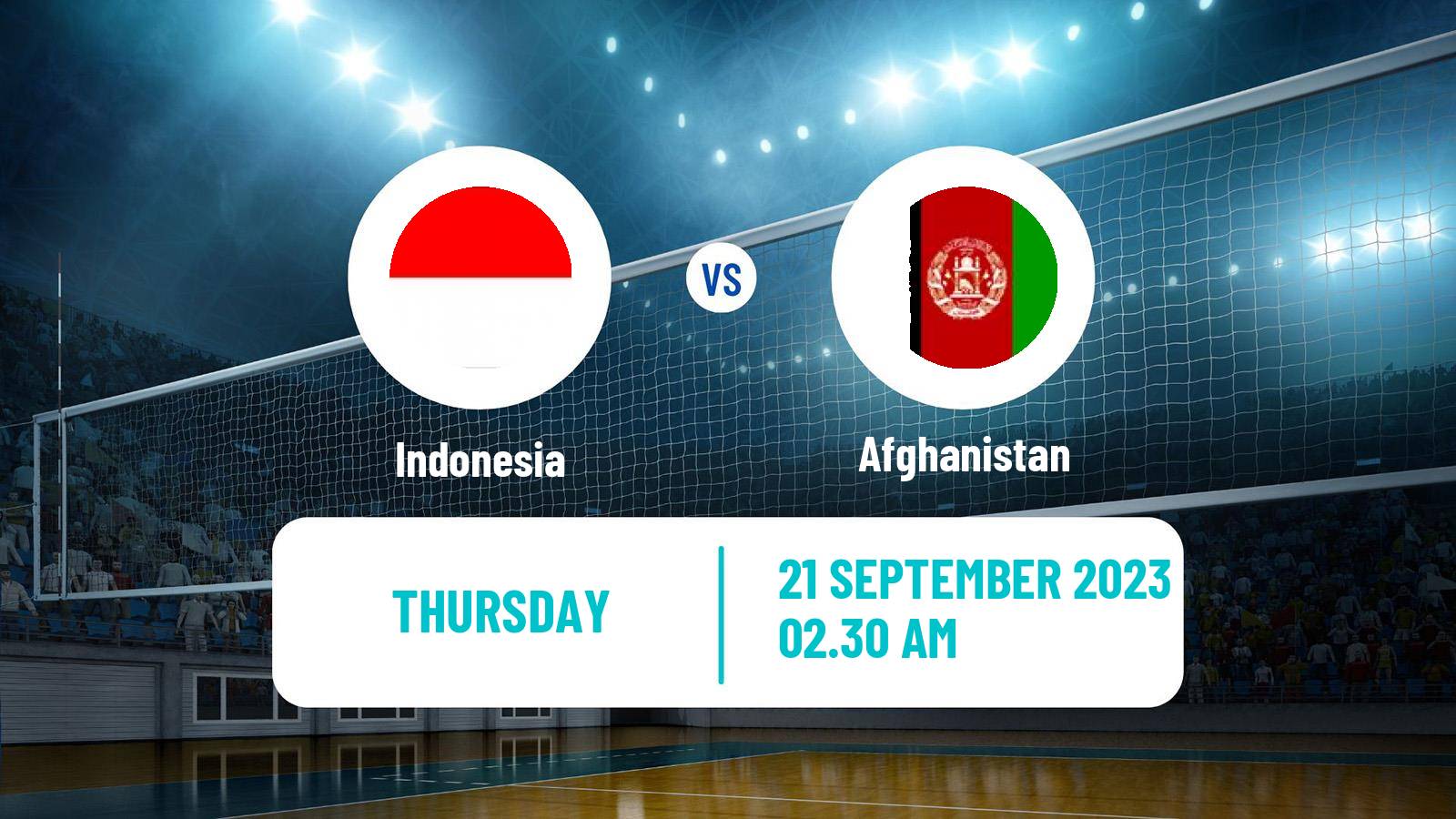 Volleyball Asian Games Volleyball Indonesia - Afghanistan