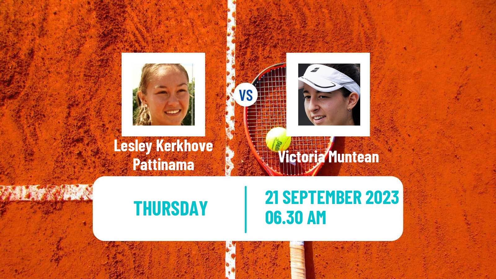 Tennis ITF W25 Ceuta Women Lesley Kerkhove Pattinama - Victoria Muntean