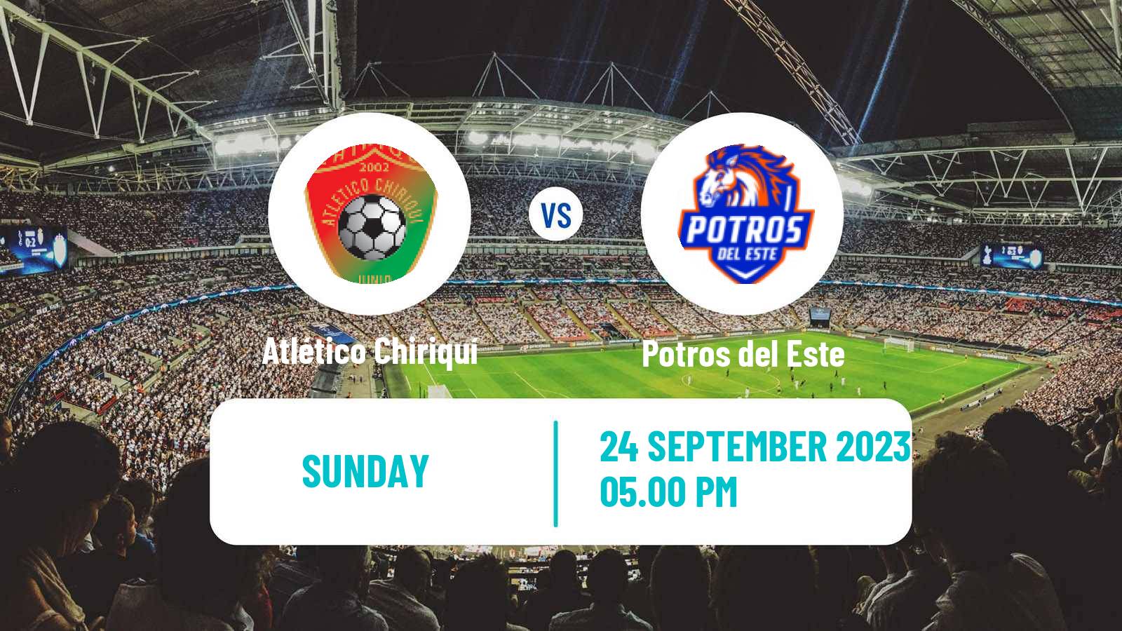 Soccer Liga Panamena de Futbol Atlético Chiriquí - Potros del Este