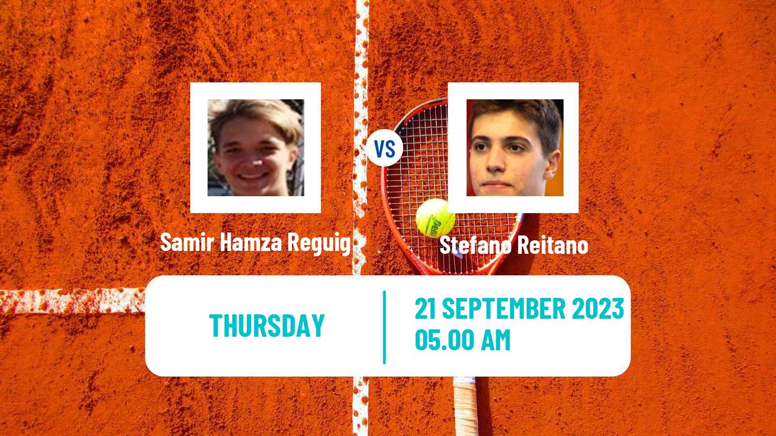 Tennis ITF M15 Monastir 38 Men Samir Hamza Reguig - Stefano Reitano