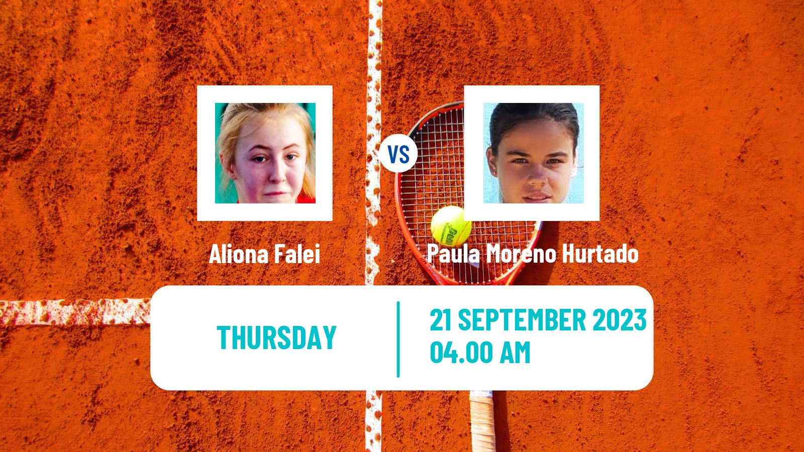 Tennis ITF W25 Ceuta Women Aliona Falei - Paula Moreno Hurtado