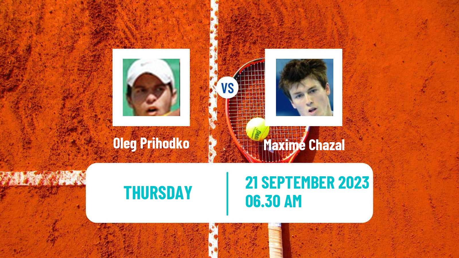 Tennis ITF M25 Pardubice Men Oleg Prihodko - Maxime Chazal