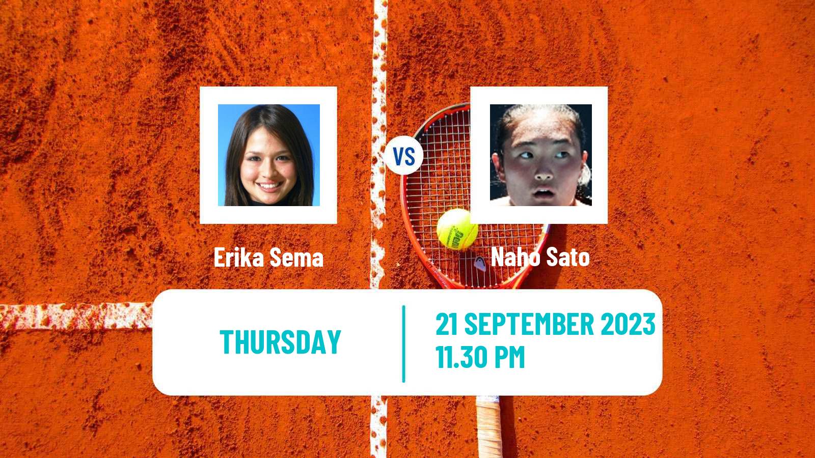 Tennis ITF W25 Perth 2 Women Erika Sema - Naho Sato