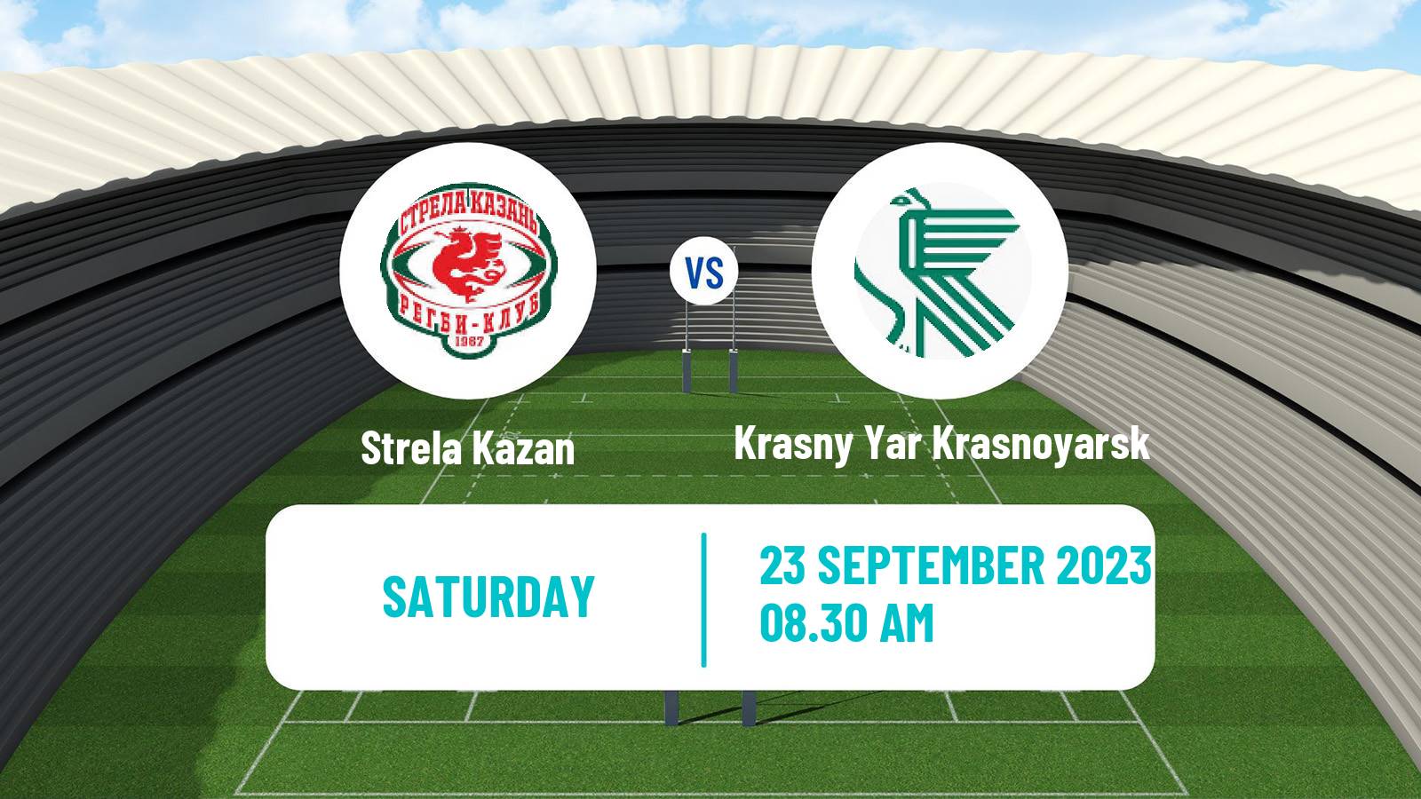 Rugby union Russian Premier League Rugby Strela Kazan - Krasny Yar Krasnoyarsk
