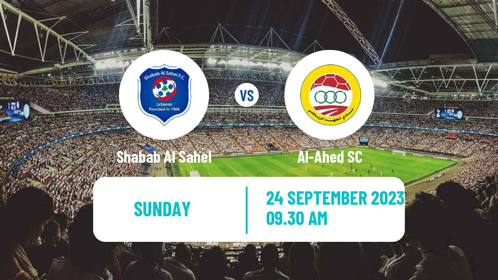 Soccer Lebanese Premier League Shabab Al Sahel - Al-Ahed