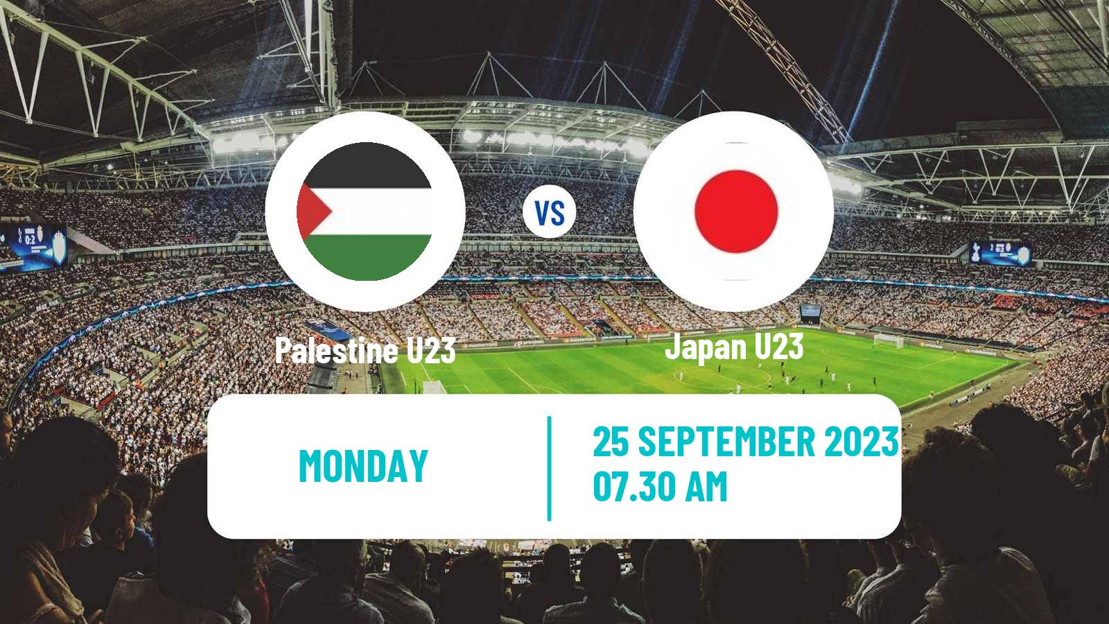 Soccer Asian Games Football Palestine U23 - Japan U23