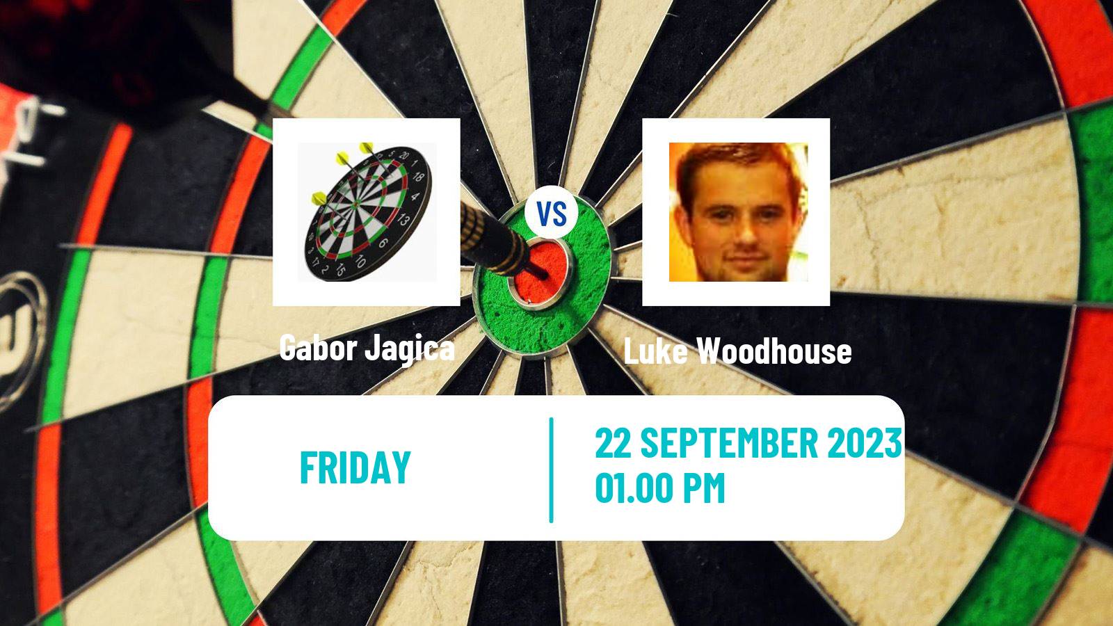 Darts European Tour 12 Gabor Jagica - Luke Woodhouse