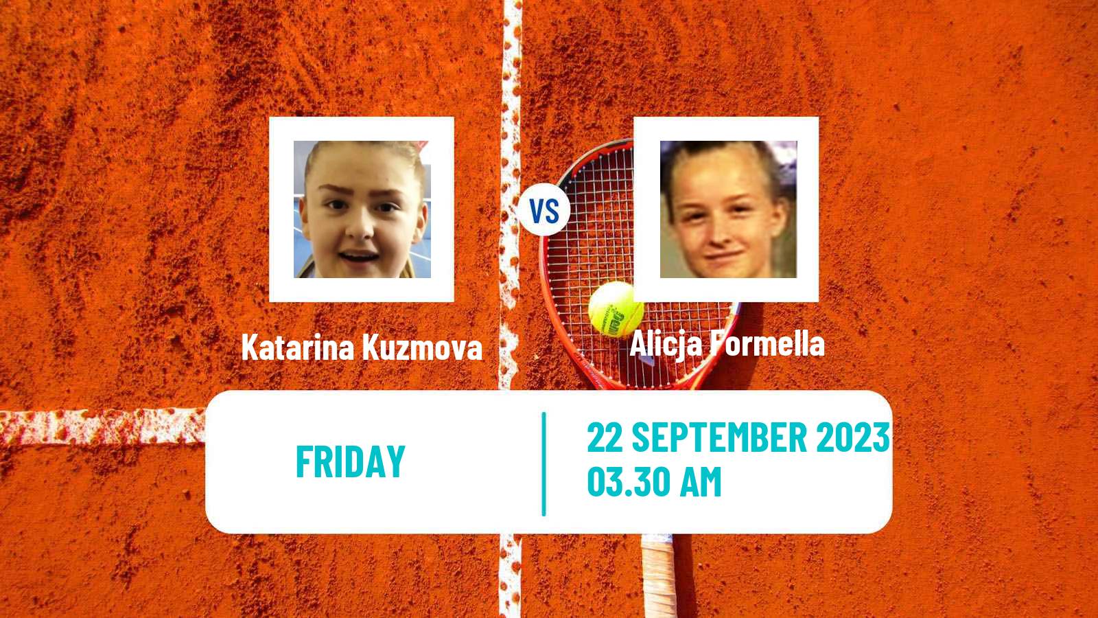 Tennis ITF W15 Sharm Elsheikh 11 Women Katarina Kuzmova - Alicja Formella