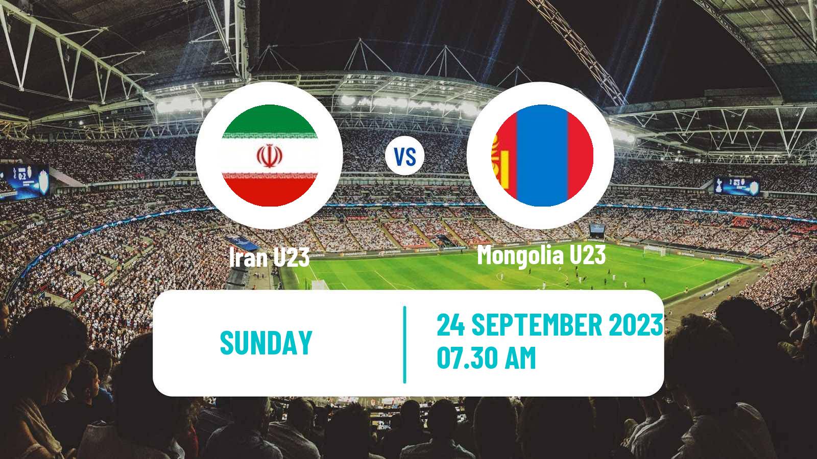 Soccer Asian Games Football Iran U23 - Mongolia U23