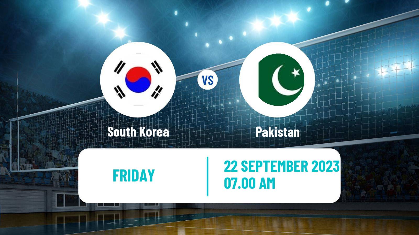 Volleyball Asian Games Volleyball South Korea - Pakistan