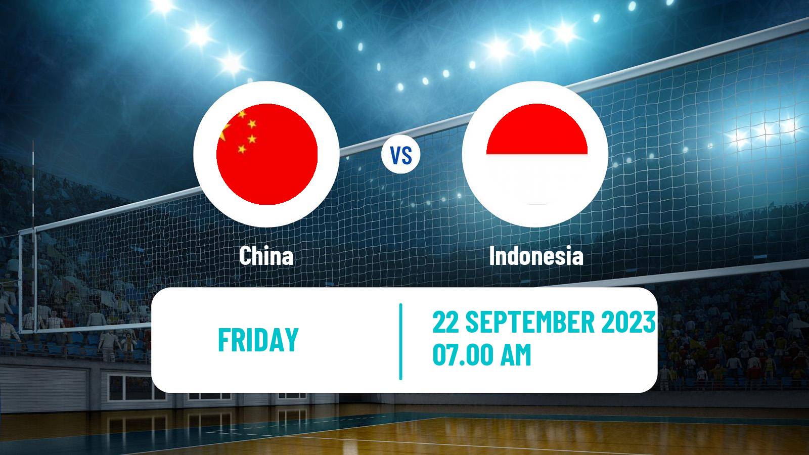 Volleyball Asian Games Volleyball China - Indonesia