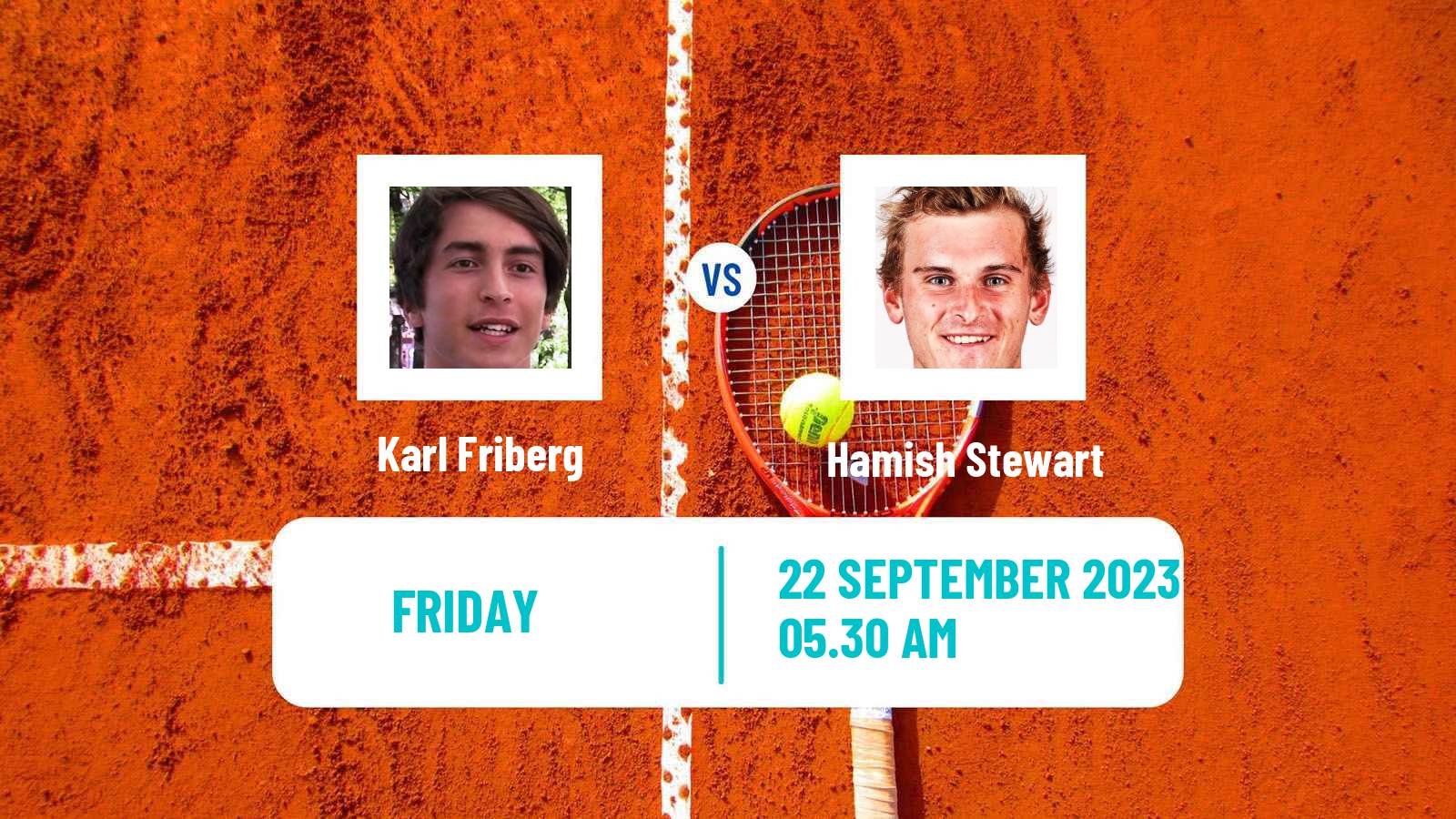 Tennis ITF M15 Danderyd Men Karl Friberg - Hamish Stewart