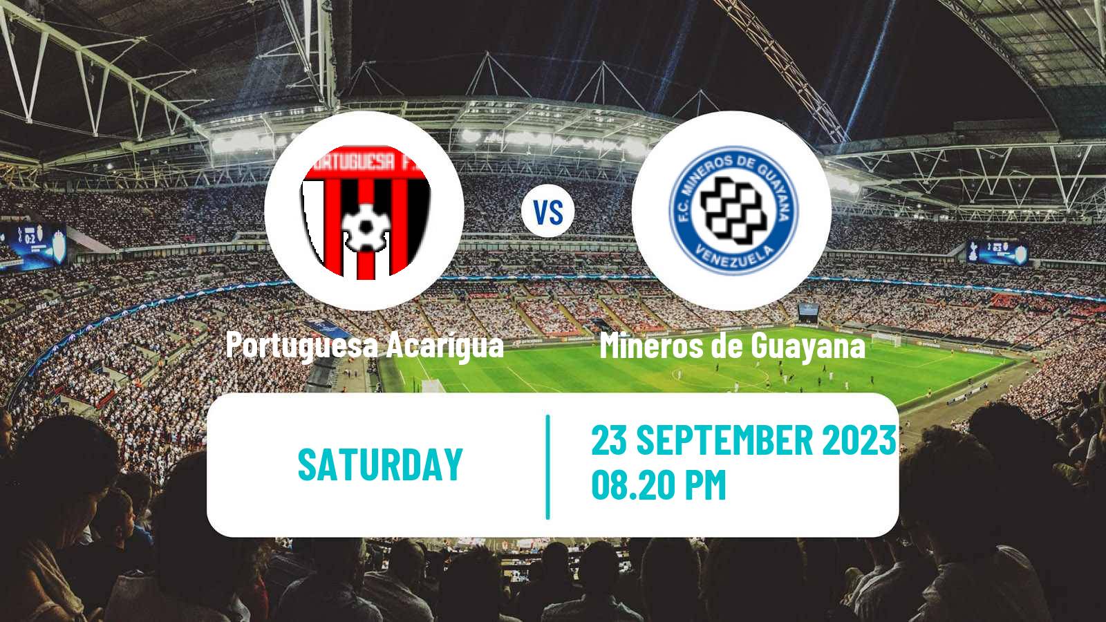 Soccer Venezuelan Primera Division Portuguesa Acarígua - Mineros de Guayana