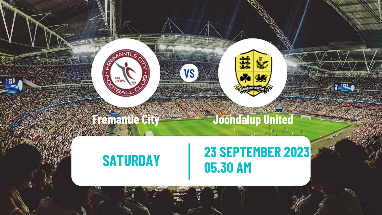 Soccer Australian NPL Western Australia Fremantle City - Joondalup United