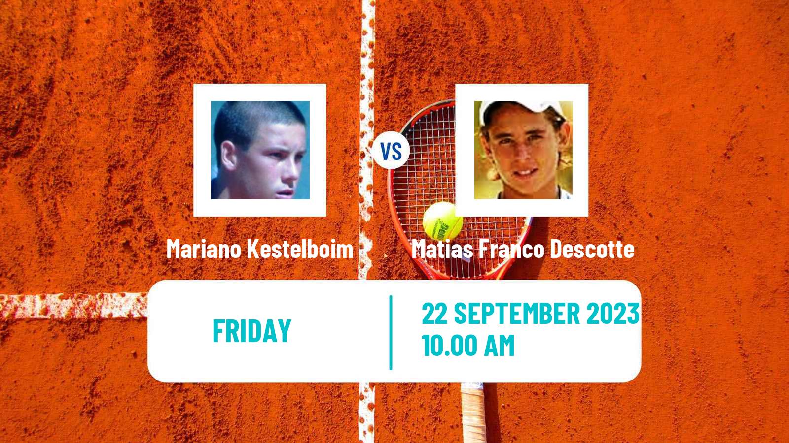 Tennis ITF M15 Punta Del Este Men Mariano Kestelboim - Matias Franco Descotte