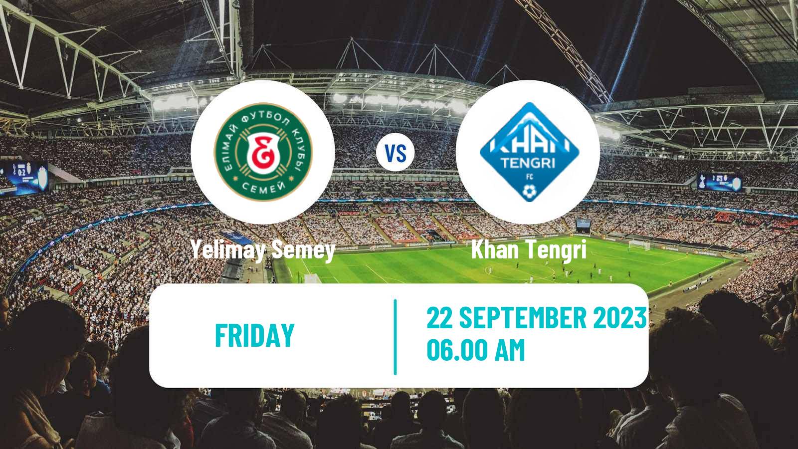 Soccer Kazakh First Division Yelimay Semey - Khan Tengri