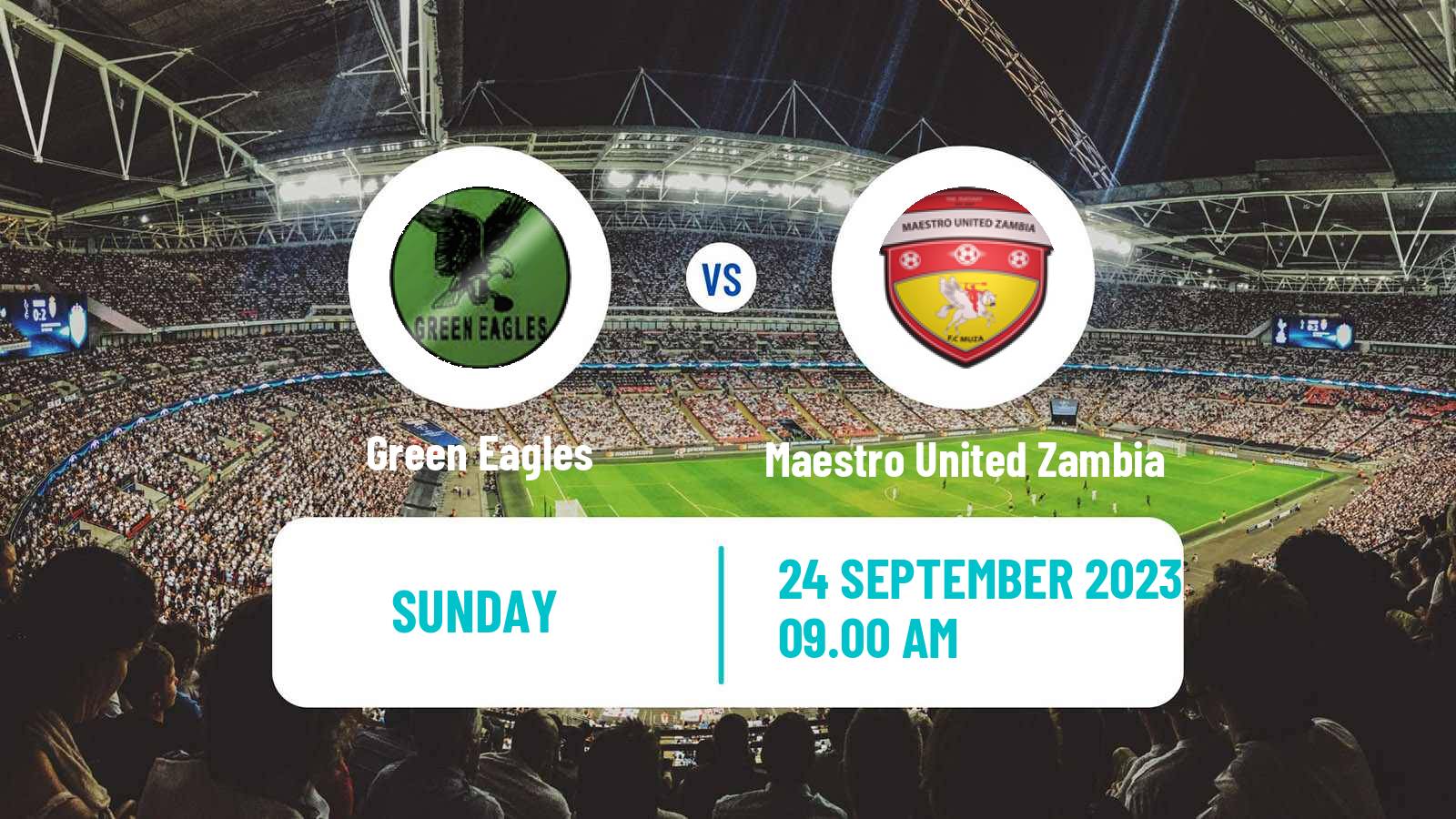 Soccer Zambian Premier League Green Eagles - Maestro United Zambia