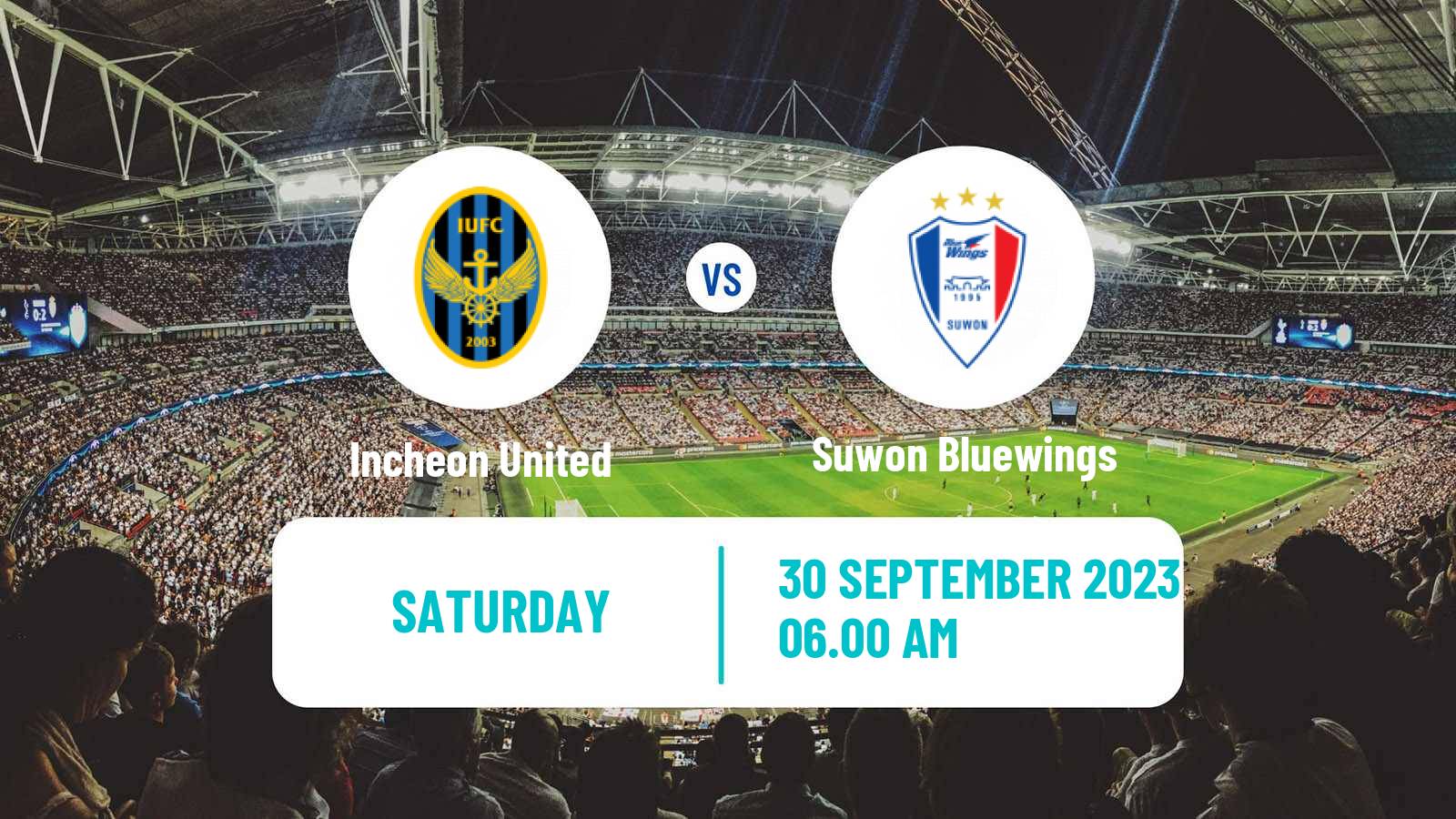 Soccer South Korean K-League 1 Incheon United - Suwon Bluewings