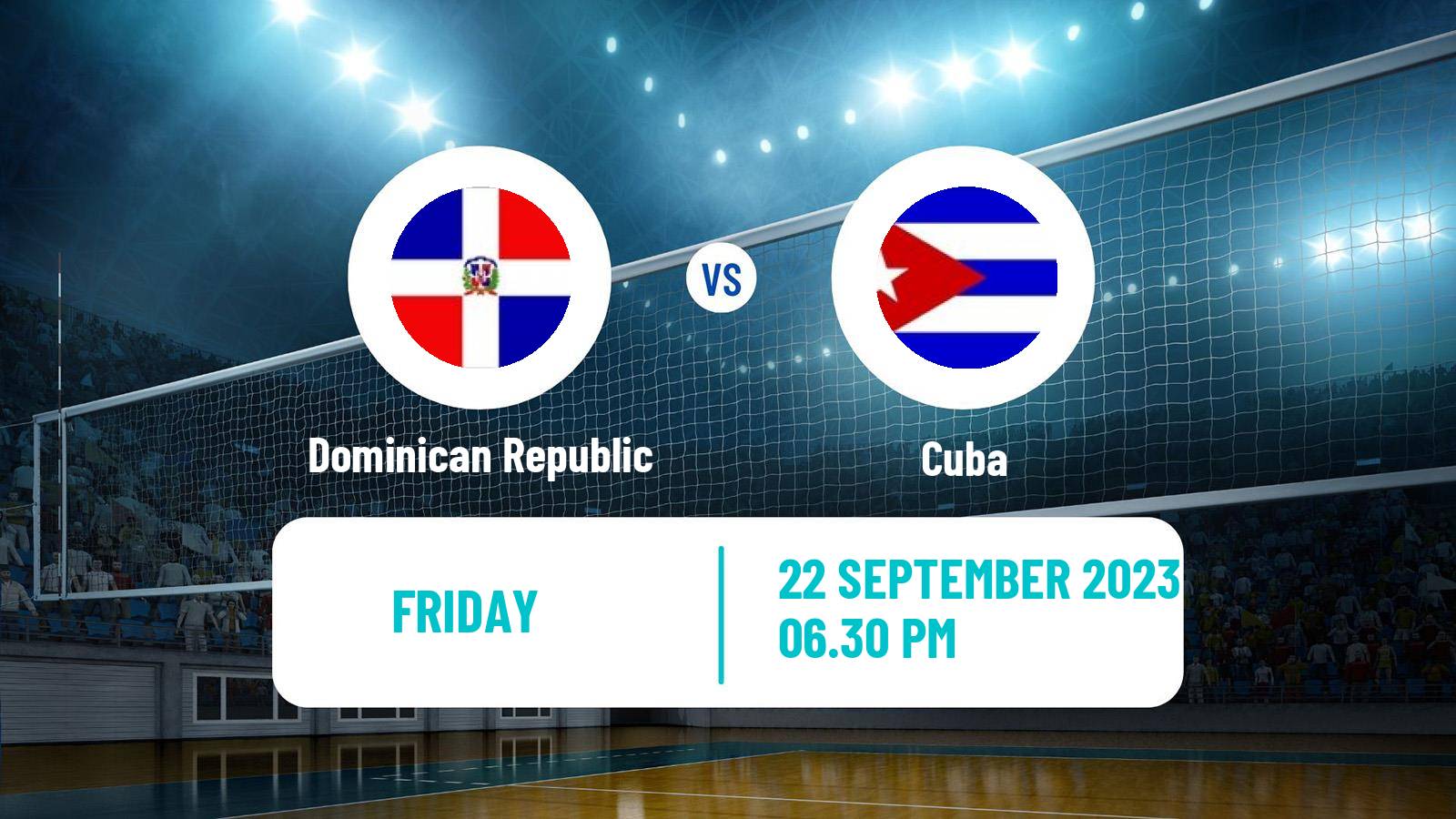Volleyball Pan-American Cup Final Six Volleyball Dominican Republic - Cuba