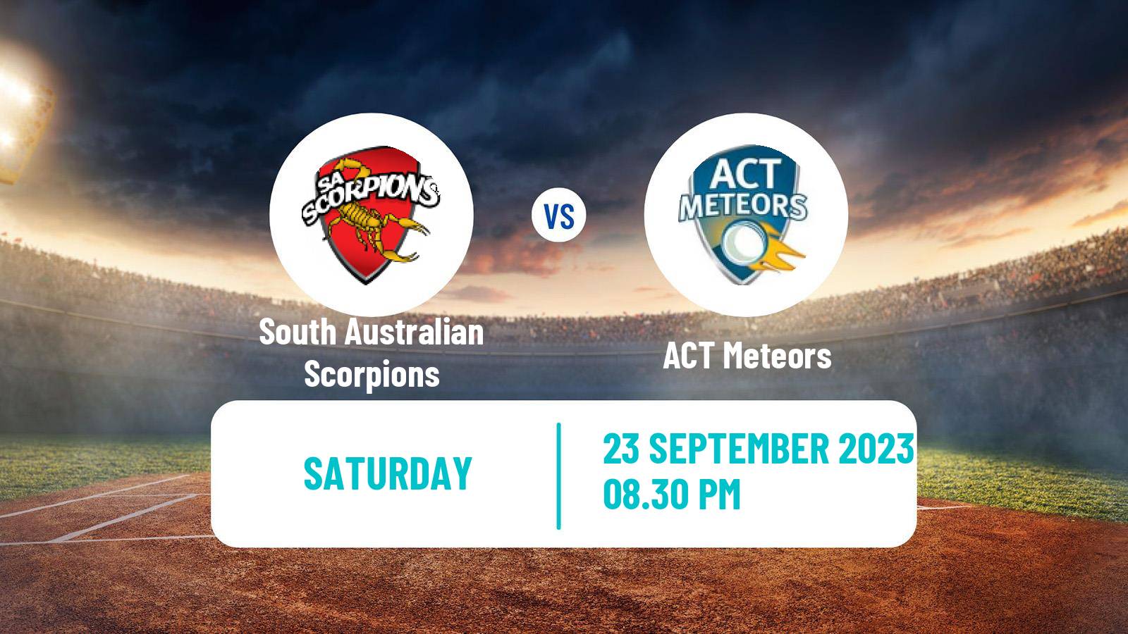 Cricket Australian National League Cricket Women South Australian Scorpions - ACT Meteors