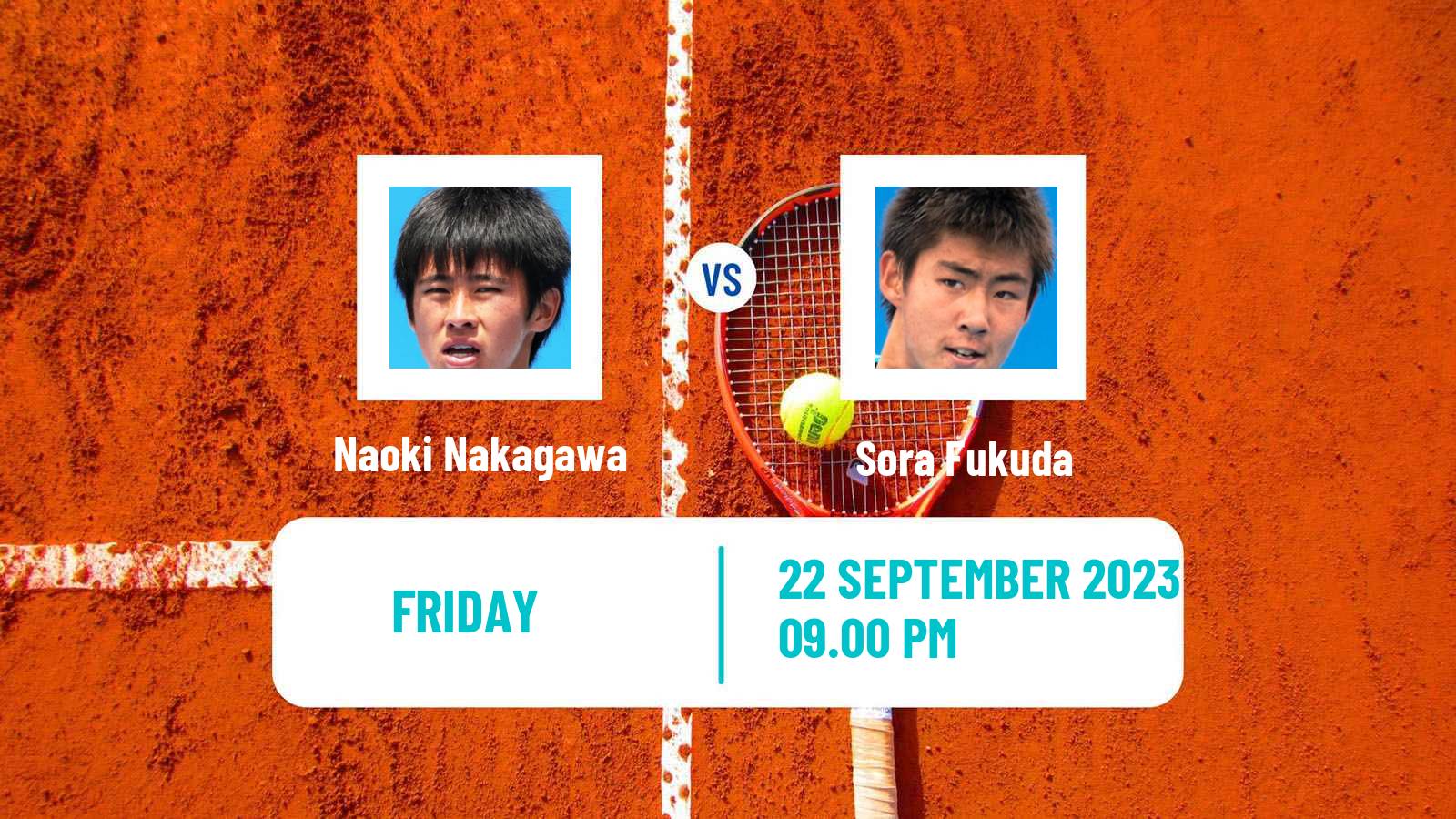 Tennis ITF M25 Takasaki Men Naoki Nakagawa - Sora Fukuda